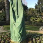 housse statue de jardin